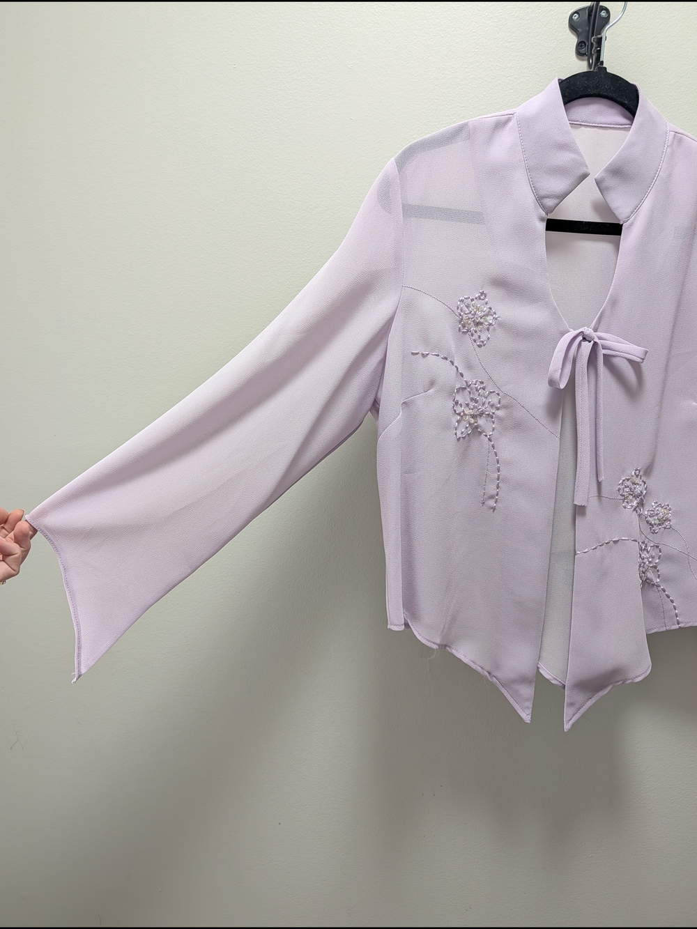 Joseph Ribkoff Tie Front Blouse - Picture 4 of 9